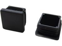 Indop Huismerk - Recht - 30x30mm - Zwart - zonder Vilt