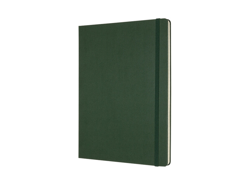 Notitieboek Moleskine XL 190x250mm lijn hard cover myrtle green 2
