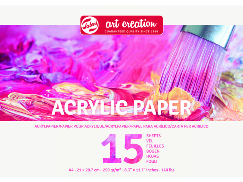Acrylverfpapier Talens Art Creation A4 15vel 290gr 1