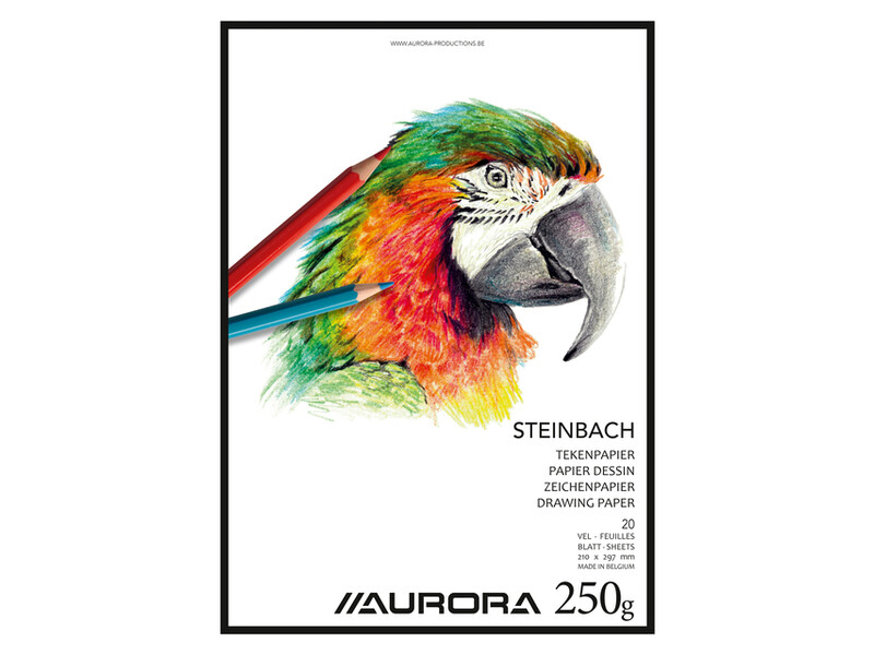 Tekenblok Aurora A4 20v 250gr Steinbach papier 1