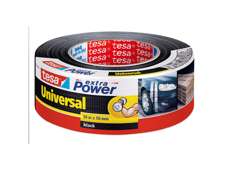 Duct tape tesa® extra Power Universal 50mmx50m zwart 1