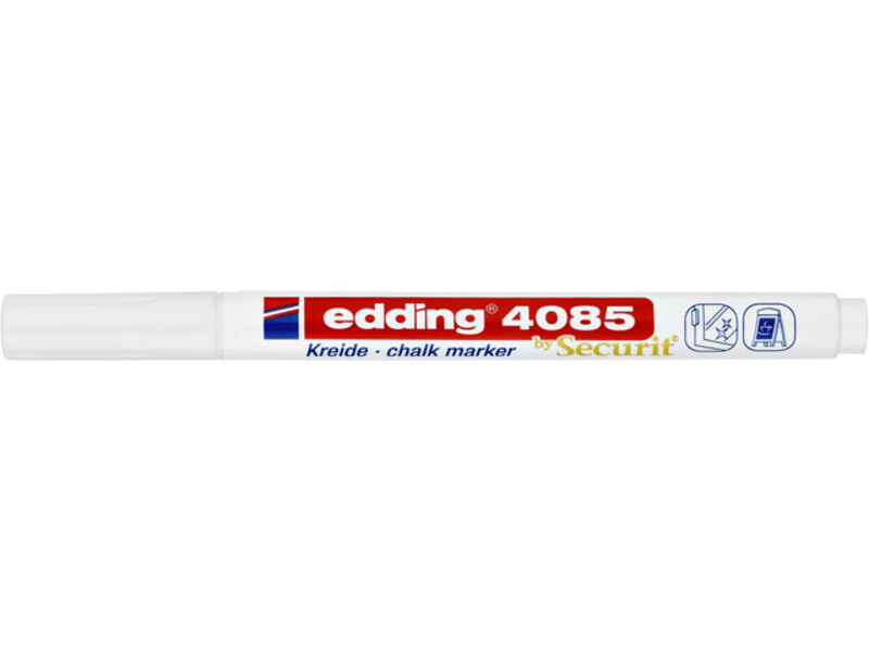 Krijtstift  edding  by Securit 4085 rond 1-2mm wit 1
