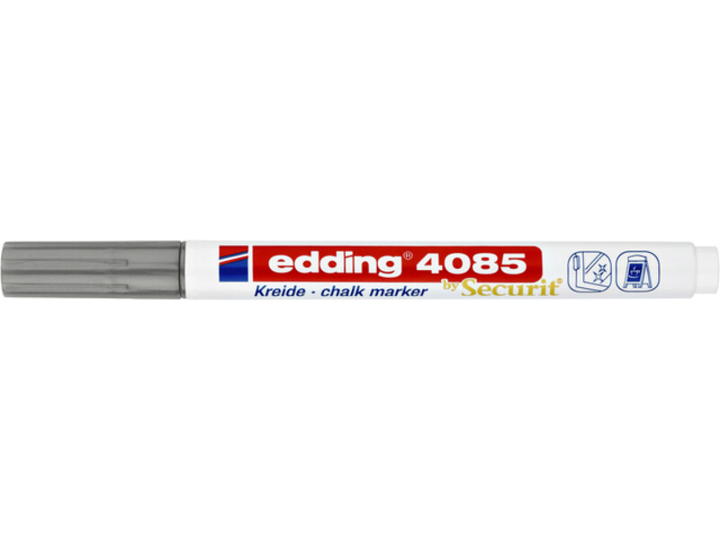 Krijtstift  edding  by Securit 4085 rond 1-2mm zilver 1