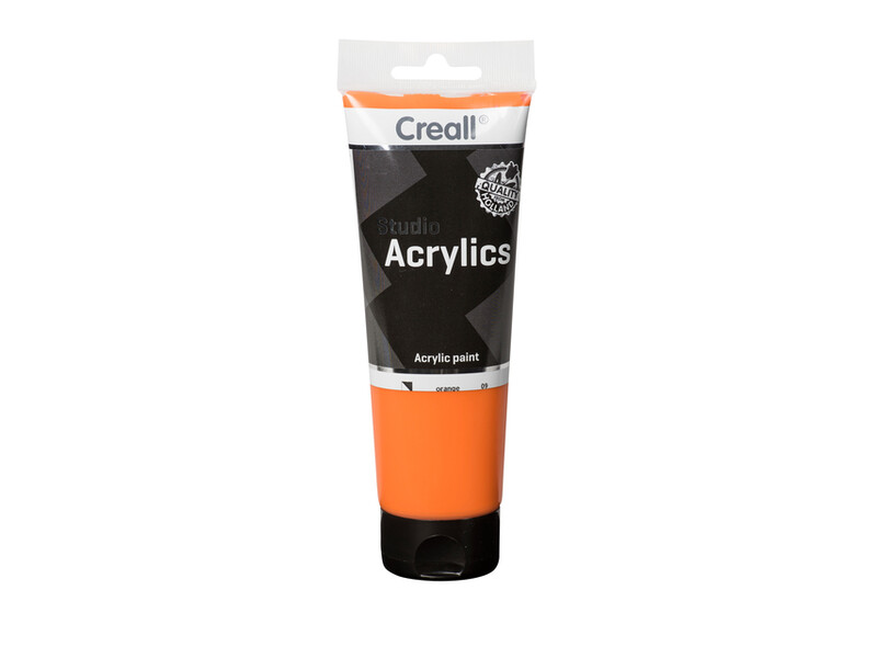 Acrylverf Creall Studio Acrylics  09 oranje 1