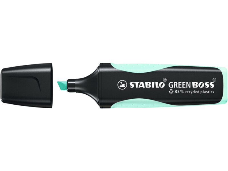 Markeerstift STABILO GREEN BOSS 6070/113 vleugje turquoise 2