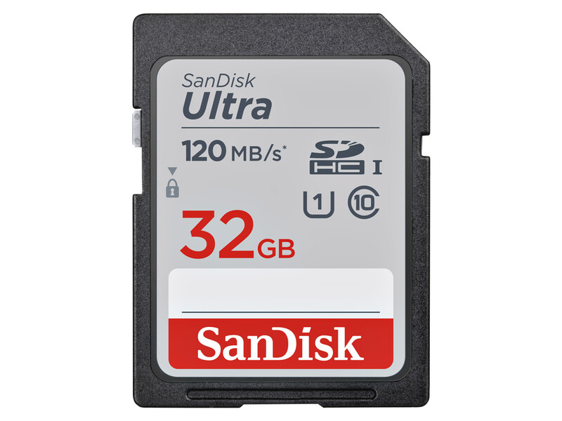 Geheugenkaart Sandisk SDHC Ultra 32GB (Class 10/UHS-I/120MB/s) 1