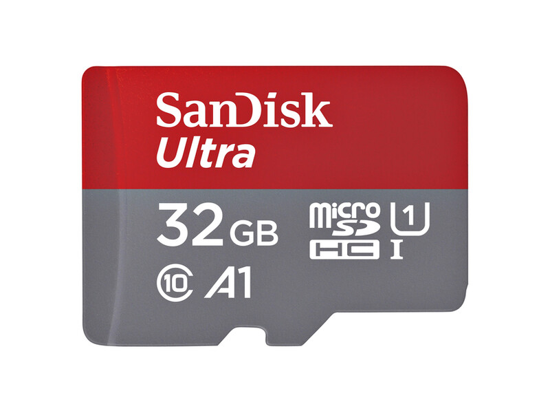 Geheugenkaart Sandisk MicroSDHC Ultra Android 32GB 120MB/s Class 10 A1 1