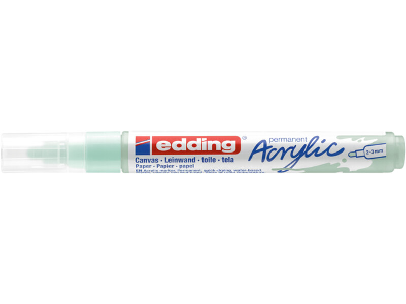 Acrylmarker edding e-5100 medium zacht mint 2