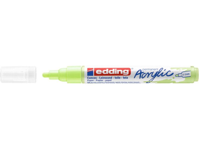 Acrylmarker edding e-5100 medium pastel groen 1