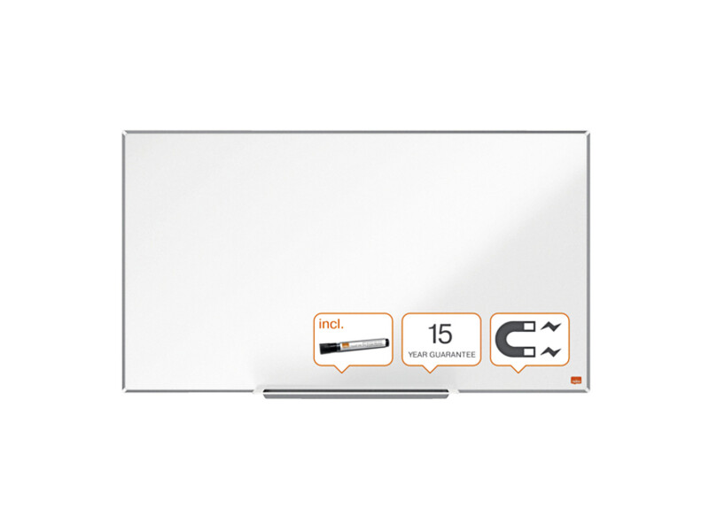 Whiteboard Nobo Impression Pro Widescreen 50x89cm staal 1