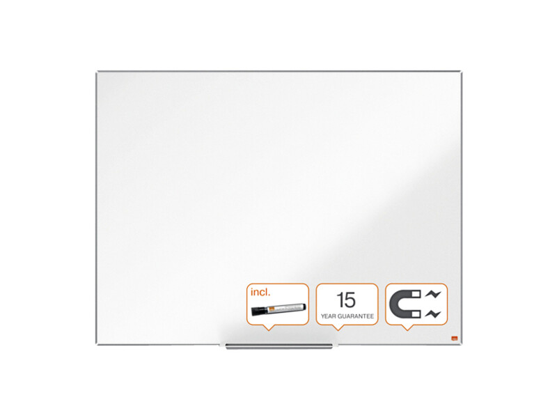 Whiteboard Nobo Impression Pro 90x120cm staal 1