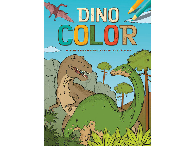 Kleurblok Deltas Dino color 1