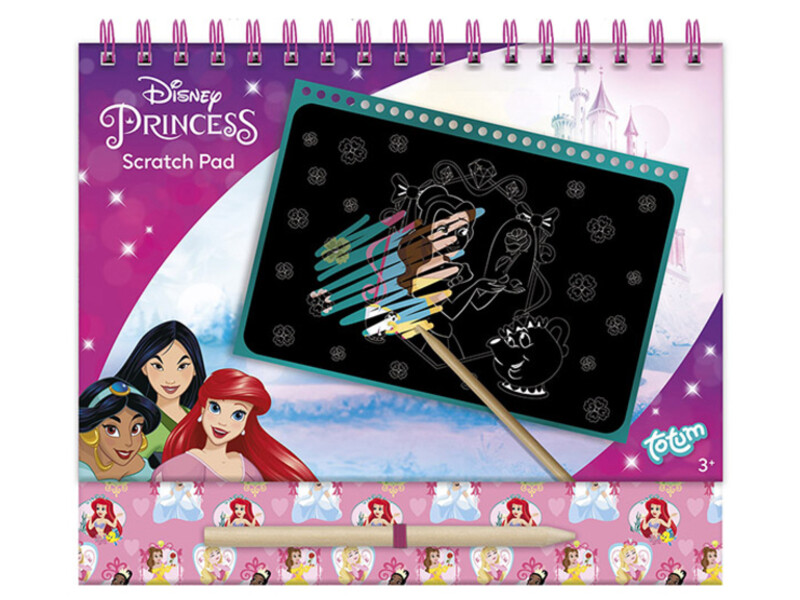 Knutselset Totum Disney Princess scratchbook 1