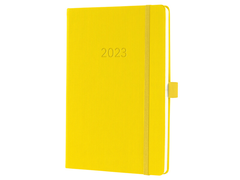 Agenda 2023 Sigel Conceptum A5 7dagen/2pagina's citroen geel 1