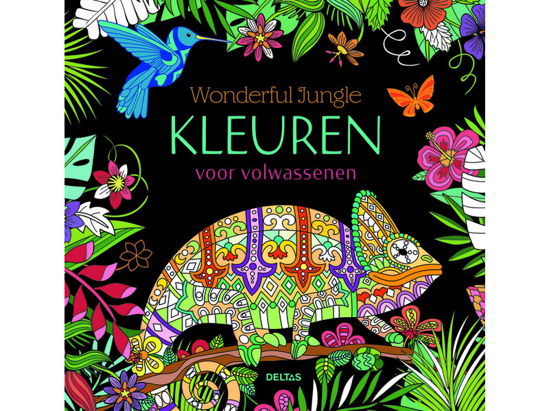 Kleurboek Deltas Wonderful Jungle 1