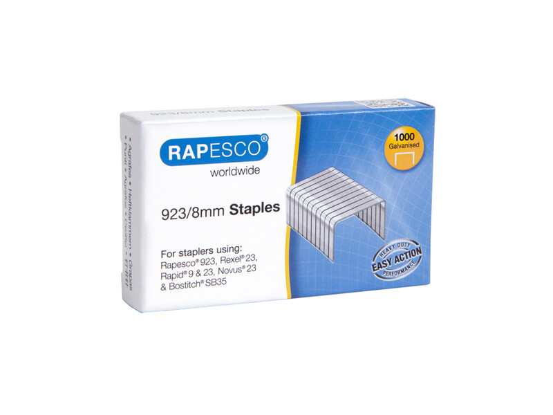 Rapesco 923/8mm (23 Type) Verzinkt Nieten (doos 1000) 1