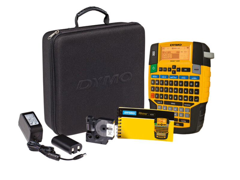 Labelprinter Dymo Rhino 4200 qwerty in koffer 1