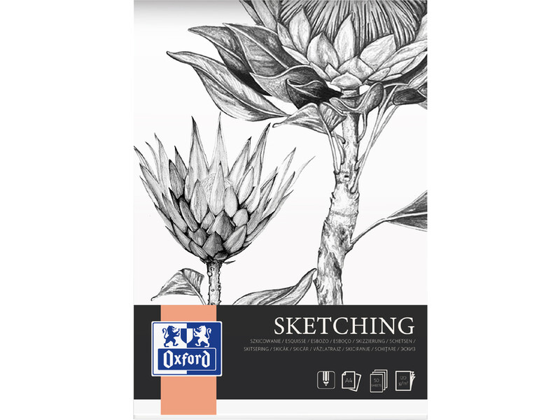 Tekenblok Oxford Sketching A4 50 vel 120 gram 1