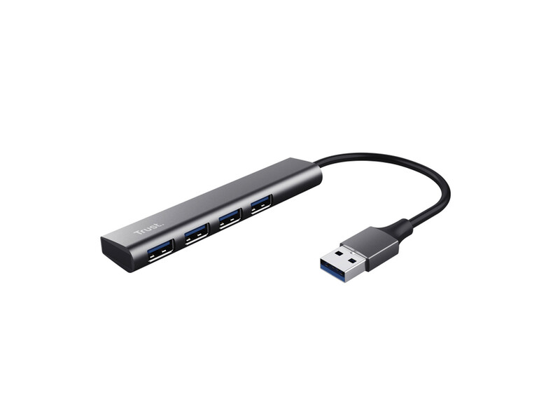 Hub Trust Halyx 4-port USB-A zilver 1