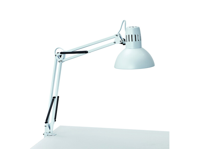 Bureaulamp MAUL Study tafelklem excl.LED lamp E27 wit 3