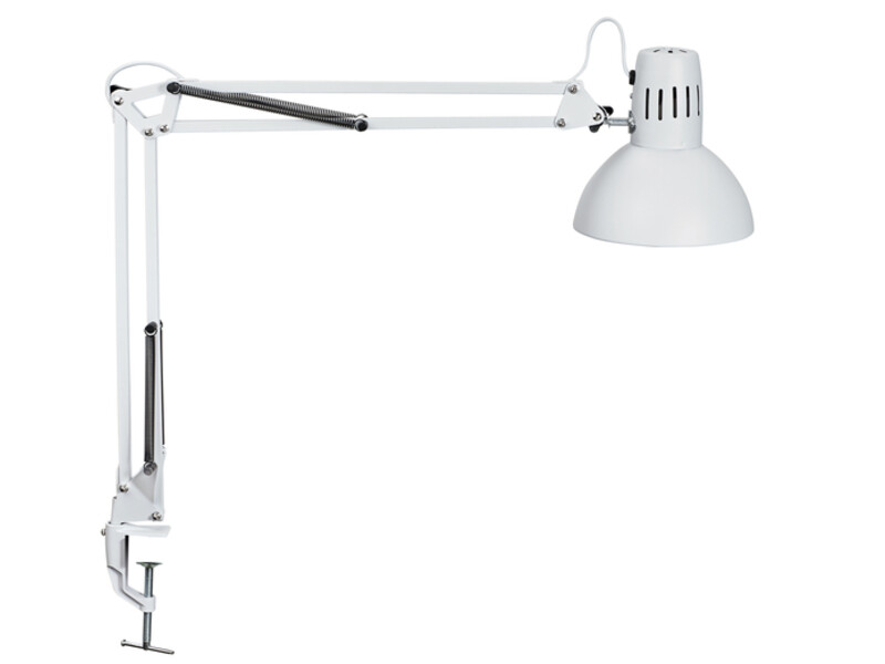 Bureaulamp MAUL Study tafelklem excl.LED lamp E27 wit 5