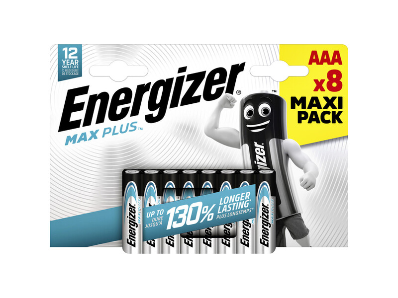 Batterij Energizer Max Plus 8xAAA alkaline 1