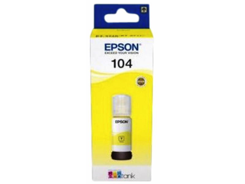 Navulinkt Epson 104 T00P440 geel 1