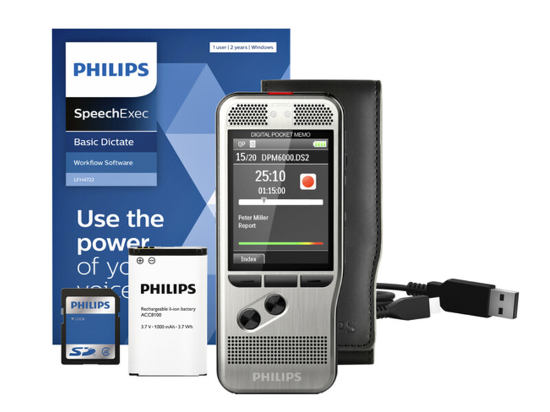 Dicteerapparaat Philips PocketMemo DPM6000 1