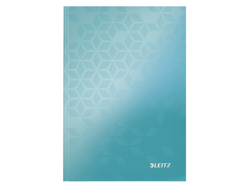 Notitieboek Leitz WOW A5 160blz 90gr lijn ijsblauw 1