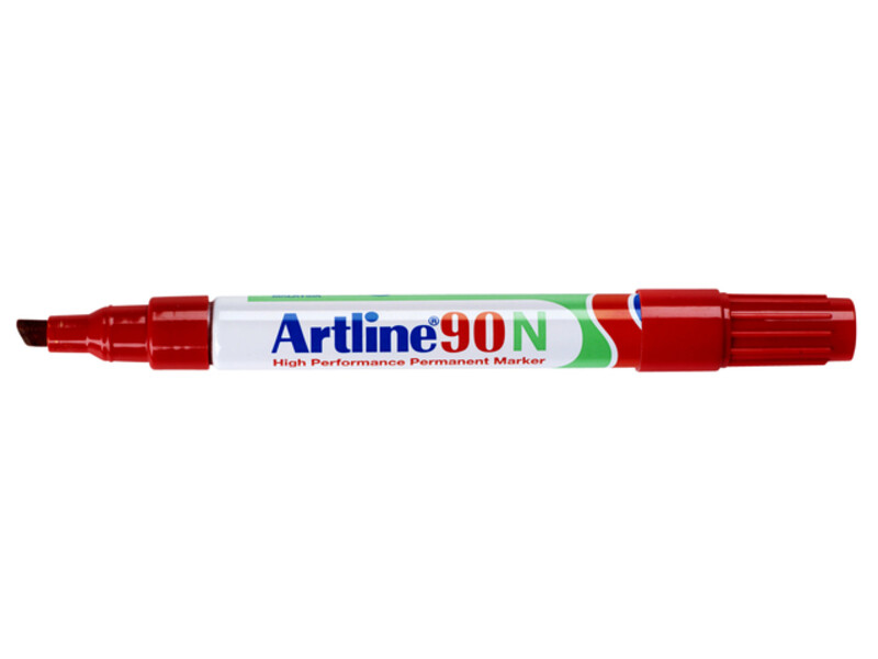 Viltstift Artline 90 schuin 2-5mm rood 1