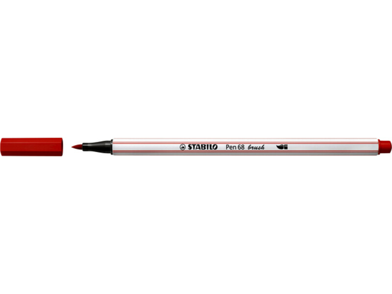 Brushstift STABILO Pen 568/48 karmijnrood 1