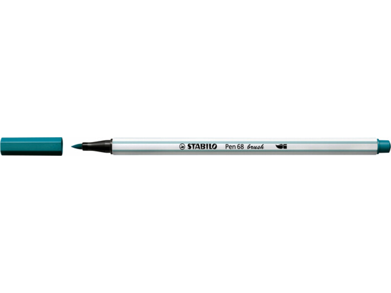 Brushstift STABILO Pen 568/51 turquoiseblauw 1