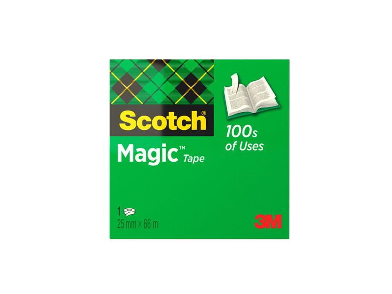 Plakband Scotch Magic 810 25mmx66m onzichtbaar mat 1