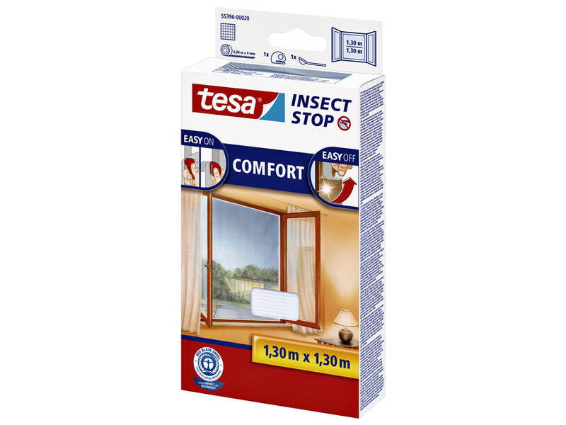 Insectenhor Tesa 55396 voor raam 1,3x1,3m wit 1