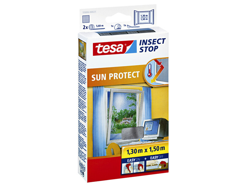 Insectenhor tesa® Insect Stop SUN PROTECT raam 1,3x1,5m antraciet 1