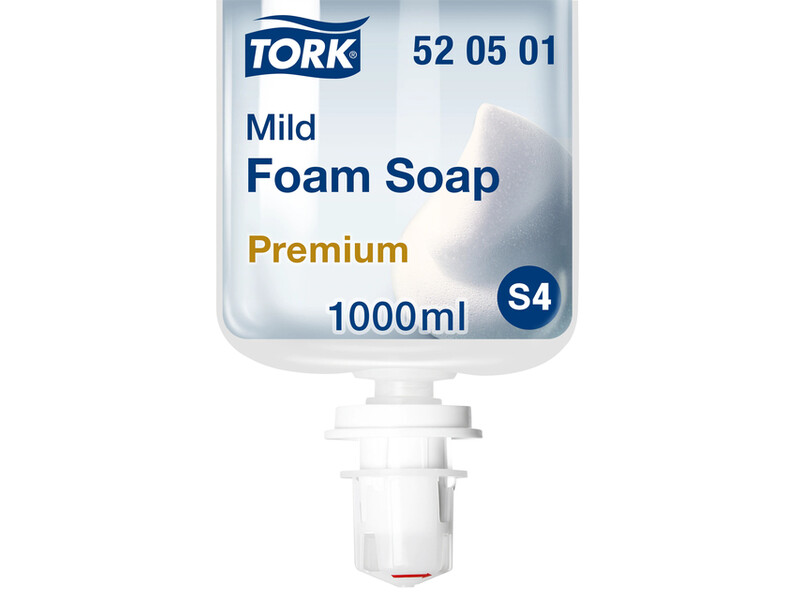 Handzeep Tork S4 foam mild geparfumeerd 1000ml 520501 1