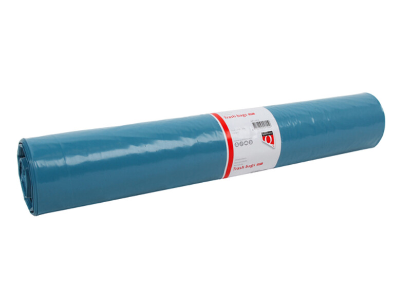 Afvalzak Quantore LDPE T50 160L blauw extra stevig 90x110cm 20 stuks 1