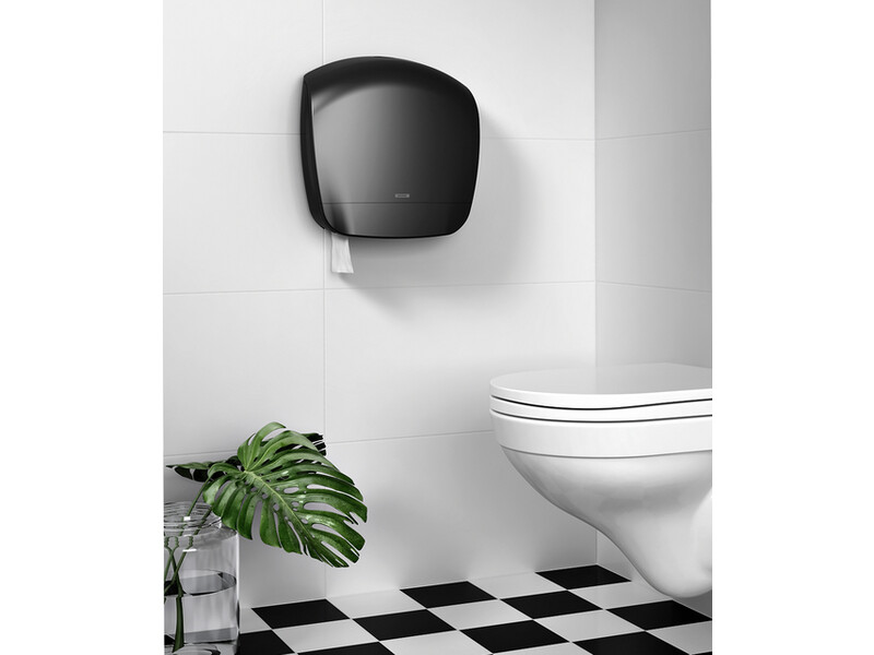 Dispenser Katrin 92162 toiletpapier Gigant L zwart 1