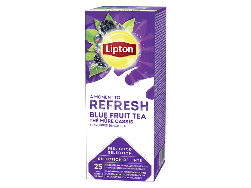 Thee Lipton Refresh Blauwe bessen 25stuks 1