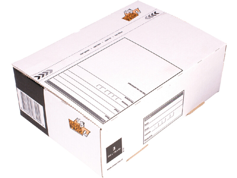 Postpakketbox 3 CleverPack 240x170x80mm wit pak à 25 stuks 1