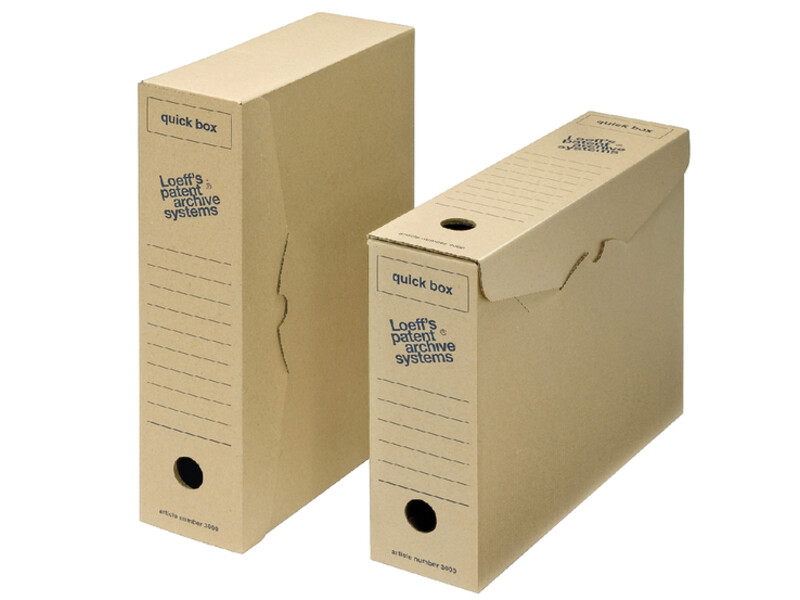 Archiefdoos Loeff Quick Box 3000 A4 335x240x80mm 1