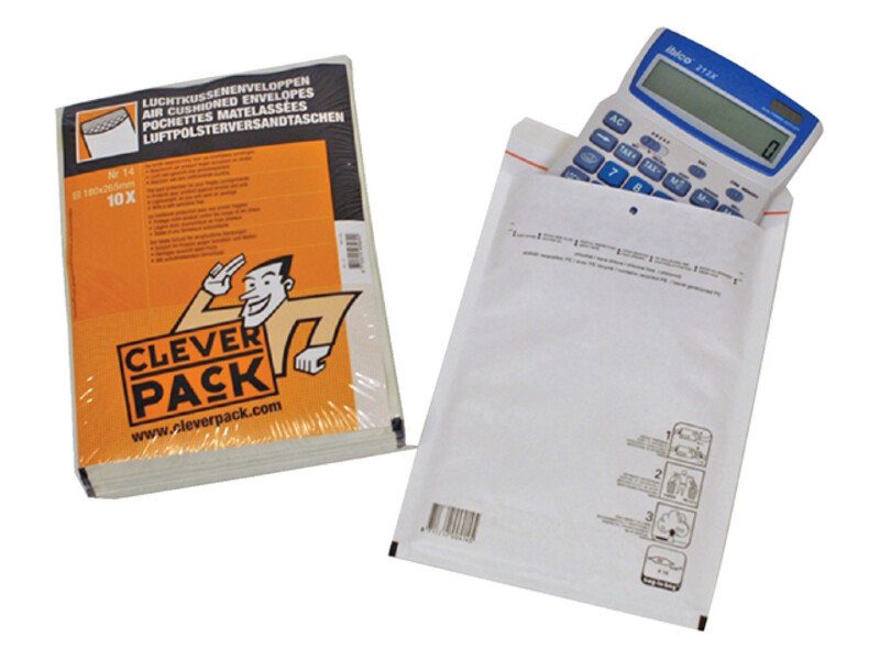 Envelop CleverPack luchtkussen nr13 170x225mm wit 10stuks 1