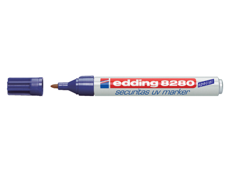Viltstift edding 8280 onzichtbaar rond 1.5-3mm UV 1