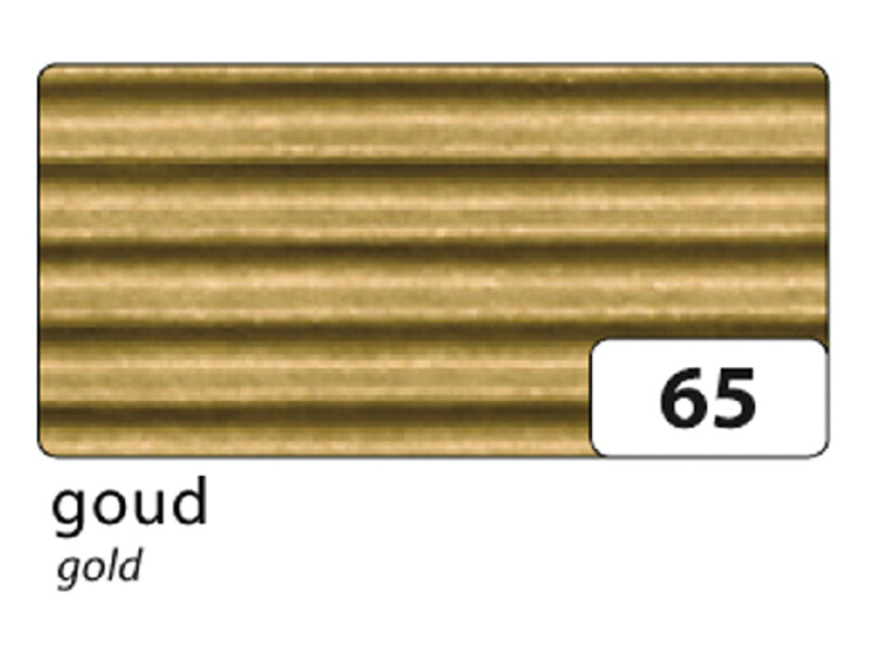 Golfkarton Folia E-golf 50x70cm 250gr nr65 goud 1