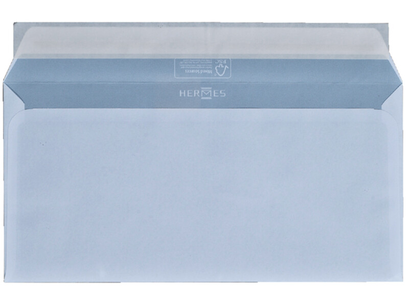 Envelop Hermes bank EA5/6 110x220mm zelfklevend wit pak à 50 stuks 2