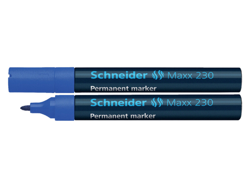 Viltstift Schneider Maxx 230 rond 1-3mm blauw 1