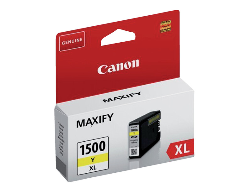 Inktcartridge Canon PGI-1500XL geel HC 1
