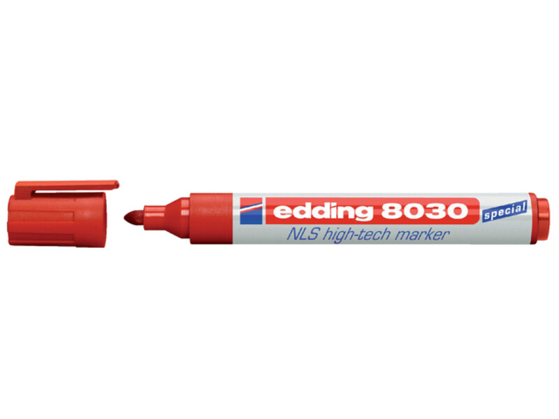 Viltstift edding 8030 NLS high-tech 1.5-3mm rood 1