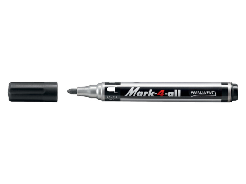 Viltstift STABILO Mark-4-All 651/46  1.5-2.5mm zwart 1