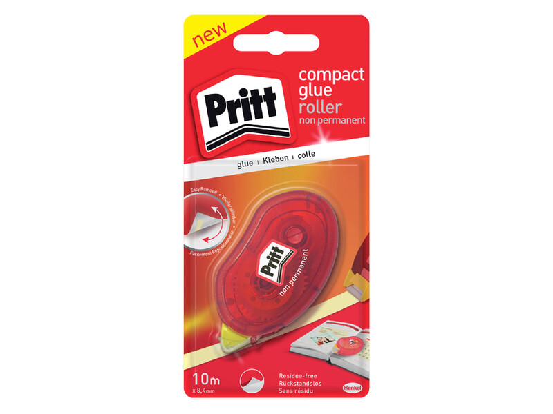 Lijmroller Pritt Compact non permanent op blister 1